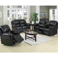 Beste Leder-Relaxsessel Heimkino-Lounge Einzelsitz 7-Sitzer Wohnzimmermöbel Relaxsofa-Set Modern