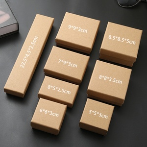 Nhà Máy Bán Buôn Kraft Giấy Bao Bì Đồ Trang Sức Hộp Đen Bầu Trời Và Trái Đất Bìa Hộp Carton Vòng Cổ Hạt Trang Sức Ngăn Kéo Hộp - Product Image 2