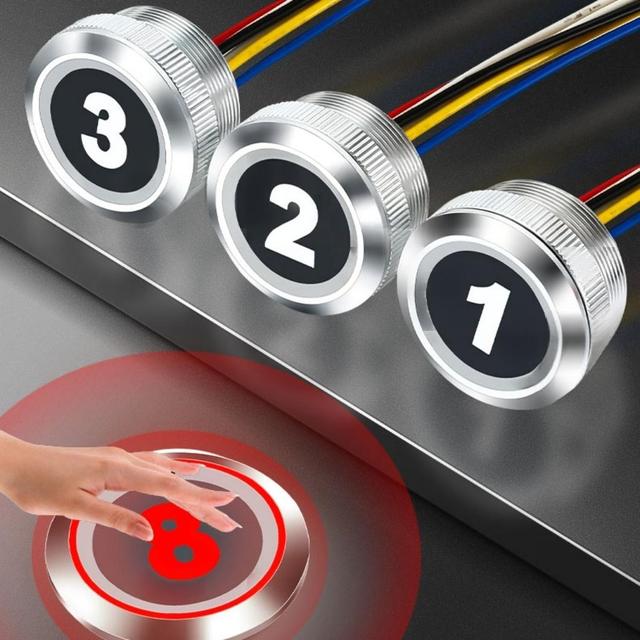 IP68 Waterproof Sensing Switch Elevator Part Switch Button for Lift Elevator Accessory Support Outdoor Use
