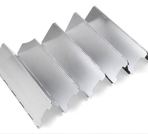 Estufa de campamento al aire libre plegable Johold, parabrisas para cocina, estufa de <span class=keywords><strong>Gas</strong></span>, estufa de Camping al aire libre ultraligera, 10 placas - Product Image 2
