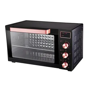 工厂价格热卖烘焙电烤箱不锈钢45l大型烤面包机厨房烤箱