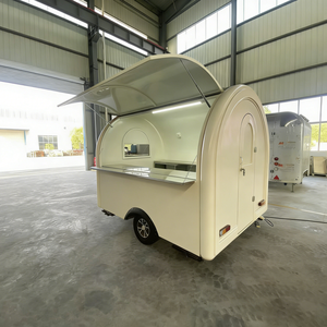 Remorque à café beige de 9 pieds avec machine à expresso, moulin, évier et système d'eau pour la vente ambulante - Product Image 6