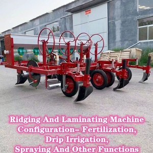 Tracteur suspendu équipement agricole légume Ridger <span class=keywords><strong>Film</strong></span> paillage engrais applicateur Machine fournie boîte de vitesses cultivateur - Product Image 4