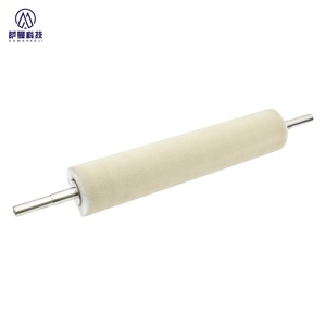 Cepillo Industrial de Rodillo <span class=keywords><strong>con</strong></span> Cerdas de Crin de Caballo, Mango de Acero Inoxidable, Diseño Espiral de Resorte Personalizado para Pulir y <span class=keywords><strong>Limpiar</strong></span> - Product Image 4