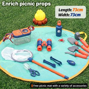 Zhorya Kid Outdoor <span class=keywords><strong>Adventure</strong></span> Insekten fang <span class=keywords><strong>Kit</strong></span> Faltbares Zelt Camping Gear Set Plastiks pielzeug für die Kinder erkundung - Product Image 2