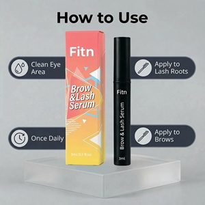 เซรั่มบำรุงขนตา Fitn ช่วยเร่งการเจริญเติบโตของขนตาให้ยาวขึ้น หนาขึ้น เป็นธรรมชาติ  ผลิตภัณฑ์บำรุงขนตาออร์แกนิค รับผลิตแบรนด์ส่วนตัว (OEM) ปริมาณ 3 มล. ขายส่ง - Product Image 3