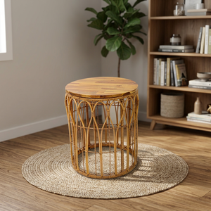 Table basse minimaliste durable et écologique avec surface en bois et structure en fer - Meuble de salon moderne - Ventes chaudes - Product Image 6