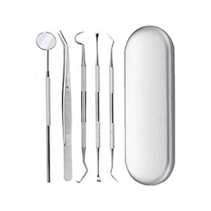 Kit d'instruments d'examen dentaire très vendu : Miroir buccal, pince, sonde en acier inoxydable - Product Image 2