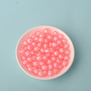 ลูกปัดทรงลูกบาศก์500กรัม/ถุงลูกปัดคริสตัล3D 10มม. ลูกปัดอะคริลิคใสสำหรับสร้อยข้อมือสร้อยคองานฝีมือเครื่องประดับทำ - Product Image 4