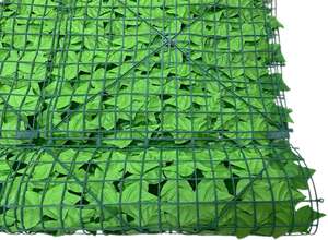 MCG Simulé 3M Feuille Verte Clôture De Confidentialité Fleurs Et Feuilles Artificielles En Plastique Tissu Mur Haie Améliore La Verdure Extérieure - Product Image 2