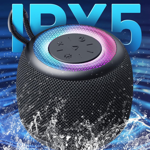 S89 IPX5 Waterproof Speaker with Dynamic RGB Party Lights