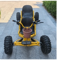 Karting familial pour adultes et enfants, 2 places, 500/800W, électrique, carburant au choix, roues de 8 pouces, tout-terrain, 50 km/h, chaîne, frein à disque hydraulique