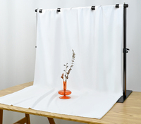 Système de support de photographie, mini support de bureau portable, éclairage de remplissage pour streaming, support de prise de vue aérienne réglable, support de fond