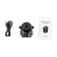 Cámara de Visión Trasera Inalámbrica Magnética 5G WiFi con Visión Nocturna Recargable para Remolque, RV, Camión, Compatible con iPhone y Android