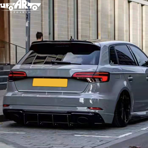 Haosheng-Aileron de toit arrière en carbone pour Audi <span class=keywords><strong>A3</strong></span> 8V Hatchback 2014 - 2020 - Product Image 4