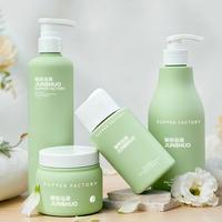 Bouteille de shampooing personnalisée en HDPE Soft Touch de 250 à 500 ml avec bouchon à vis pour les soins capillaires, les soins corporels et les soins lavants