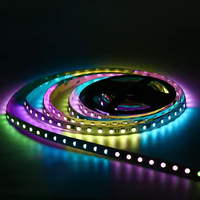 Haute qualité SMD5050 UCS512 numérique RGB Pixel LED bande lumineuse DMX512 4-en-1 RGBW USB & NFC connectivité corps en cuivre 10 pixels/m