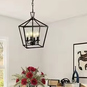 Bon prix Luminaire suspendu vintage en métal Conception cylindrique Technologie LED pour les lustres industriels de style vintage Éclairage suspendu - Product Image 5