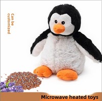 YD TOYS Jouet chauffant en peluche super doux et écologique en forme de mouton, rembourrage en coton PP, compatible micro-ondes, parfum lavande, 31-50 cm, pour bébés 0-24 mois