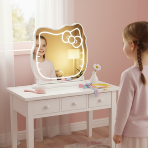 <span class=keywords><strong>Espejo</strong></span> <span class=keywords><strong>de</strong></span> Maquillaje <span class=keywords><strong>LED</strong></span> <span class=keywords><strong>con</strong></span> Diseño <span class=keywords><strong>de</strong></span> <span class=keywords><strong>Hello</strong></span> <span class=keywords><strong>Kitty</strong></span>, <span class=keywords><strong>Espejo</strong></span> <span class=keywords><strong>LED</strong></span> <span class=keywords><strong>con</strong></span> Luces para Dormitorio y Baño, Brillo Personalizable - Product Image 2
