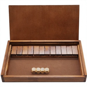 Juegoal Shut the Box, Gioco da Tavolo in Legno Personalizzabile con 12 Numeri e Coperchio per Bambini, Adulti e Famiglie, da 2 Giocatori e Oltre - Product Image 4