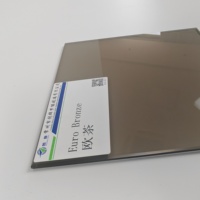 Verre de sécurité certifié CE en bronze européen, verre trempé transparent, directement de l'usine, pour garde-corps de balcon