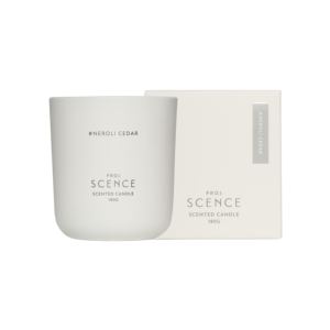 PROJ.SCENCE NEROLI CEDAR Scented <b>Candle</b>-Aromatherapy Fragrance Ceramic Jar Beeswax Soy Wax Minimalist Style for Home Decoration - Product Image 2