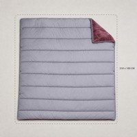 Sac de couchage type enveloppe entièrement extensible, taille Queen, couverture de camping, doublure en polaire terylène douce, utilisation intérieure et extérieure en hiver