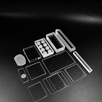 Custom Laser Quartz Glass Plate clear Fused Quartz Glass Microscope Slides for Optical