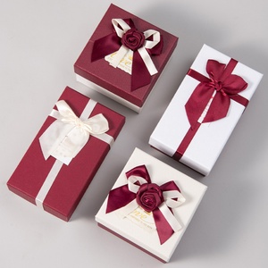 Customize Gift Printed <b>Box</b> Cardboard Gift <b>Box</b> Lids Luxury Ribbon <b>Large</b> Gift <b>Box</b> - Product Image 2