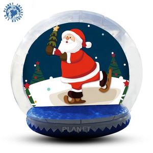 عملاق فواكه إعلانية قابلة للنفخ سنو غلوب خلفية مخصصة كرة الثلج قابلة للنفخ الكرة لعيد الميلاد الديكور - Product Image 6