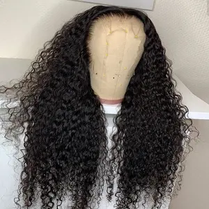 Perucas Glueless Cabelo Humano Fácil Desgaste Go Lace Front Perucas Pré Cut Lace, Pronto Para Ir Full HD Lace Frontal Água Onda Peruca