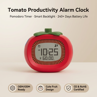 Réveil numérique avec fonction snooze, rétroéclairage LED, volume à 4 niveaux, minuterie de compte à rebours, affichage de la date et du calendrier, autonomie de la batterie de plus de 240 jours