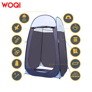เต็นท์อาบน้ำพกพา Woqi ขนาด 120x120x190 ซม. กันน้ำ ห้องเปลี่ยนเสื้อผ้าส่วนตัว สำหรับตั้งแคมป์ ท่องเที่ยว เดินป่า ใช้งานกลางแจ้ง - Product Image 2