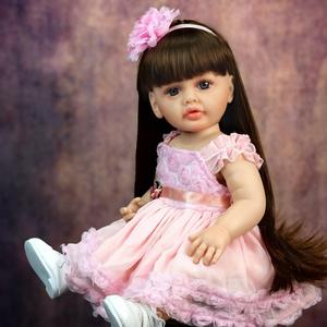 Bambola realistica neonata 55cm ragazza spagnola ai dialoghi vocali interattivi intelligenti rinascita bambole giocattoli per bambini - Product Image 3