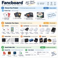 Permainan Papan Bahasa Fancboard Custom Letter Sound Trail dengan Papan Kertas 4 Lipatan untuk Usia 6-7 Tahun |   Bahasa Inggris |   OEM/ODM