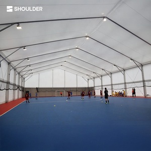 เต็นท์สนามฟุตบอลแบบพกพา ทนทานต่อสภาพอากาศ โครงสร้างอลูมิเนียมชั่วคราว สำหรับฟุตซอลในประเทศไทย ฝึกซ้อมฟุตบอล - Product Image 1