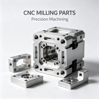 Pièces usinées CNC sur mesure pour composants mécaniques de précision en aluminium et acier inoxydable, provenant de Shenzhen