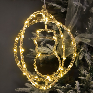 Luces giratorias LED con Árbol de Navidad Reno y <span class=keywords><strong>campana</strong></span> luces giratorias Iluminación exterior de Navidad colgante a tarifa mayorista - Product Image 6
