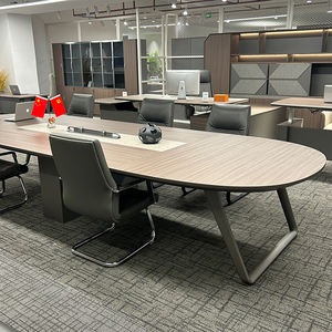 <span class=keywords><strong>โต๊ะ</strong></span>ประชุมทันสมัยคุณภาพสูงพร้อมขาและแผงสแตนเลส ความ<span class=keywords><strong>ยาว</strong></span> 4.5 <span class=keywords><strong>เมตร</strong></span> สำหรับใช้ในบ้าน สำนักงาน โรงแรม และโรงเรียน - Product Image 4