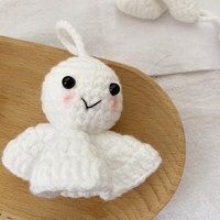Häkeln Sunny Doll Car Rückspiegel Hängendes Zubehör Niedliches Häkeln Sunny Doll Key chain Bag Anhänger Geschenke für Frauen