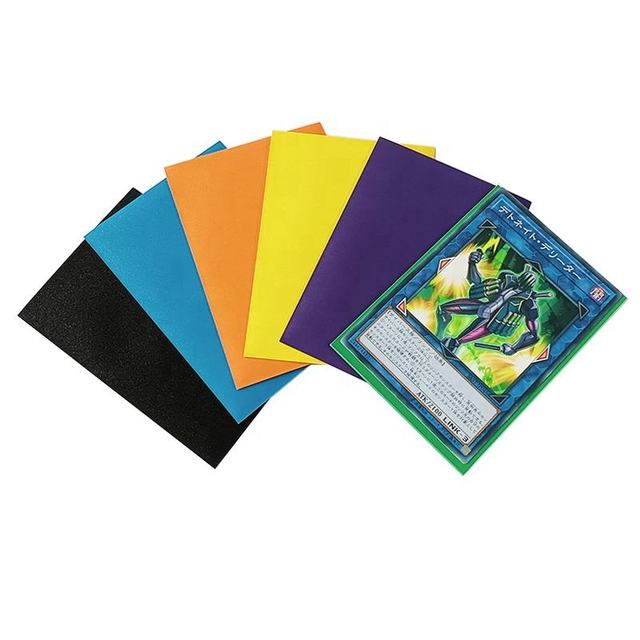 Premium Yugioh Size Tcg Graded Protector Sleeve 62x89 Matte Trading Card Sleeves