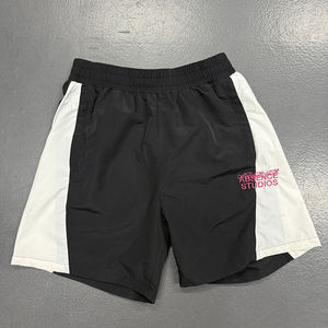 مخصص الصيف قطعتين لصق الجلود سترة قصيرة مجموعة عالية الجودة جلد مدبوغ النسيج والجلد بدلة رياضية الرجال - Product Image 2