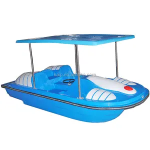 Bee Duck Fiberglass Electric recreational fishing boat Park Paddle Boat 2 Passenger Water Pool Toy Kids Paddle Boat
