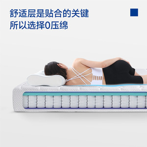 Langrun Zero Pressure <b>Memory</b> <b>Foam</b> Mattress 1.8m Double Size Pocket Spring Medium Firmness Spine Support - Product Image 3