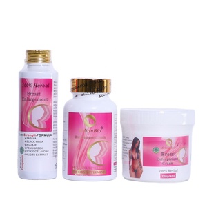 Aceite y Cápsulas para Aumentar el Busto con Ingredientes Herbales <span class=keywords><strong>Naturales</strong></span>, Crema Reafirmante y Tonificante para el Busto - Product Image 1