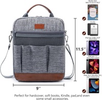 Étui de protection pour Bible en polyester classique, personnalisé en usine, avec fermeture éclair, résistant à l'eau, design portable, porte-stylos, bandoulière