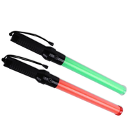 Bâton de signalisation routière LED rechargeable HENGZEANFANG, 54 cm, haute intensité, réfléchissant prismatique, PVC+ABS, clignotant, avertissement