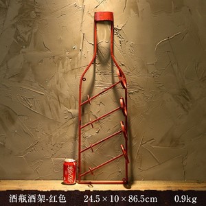 European Retro Wrought Iron Wine <b>Rack</b> 10 19 Bottle <b>Wall</b> Mount Display Industrial Style Decorative <b>Storage</b> - Product Image 2
