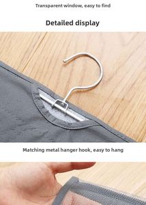 Bolsa de Almacenamiento Colgante de Tela, Material de Malla Transpirable, Tela No Tejida, Multiusos, Minimalismo Moderno, para Dormitorio, Baño - Product Image 6